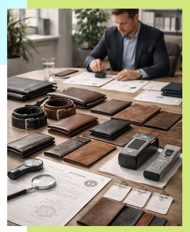 Сертификация кожаных изделий в Кандалакше от 12124 р. | Алешин-Кнд