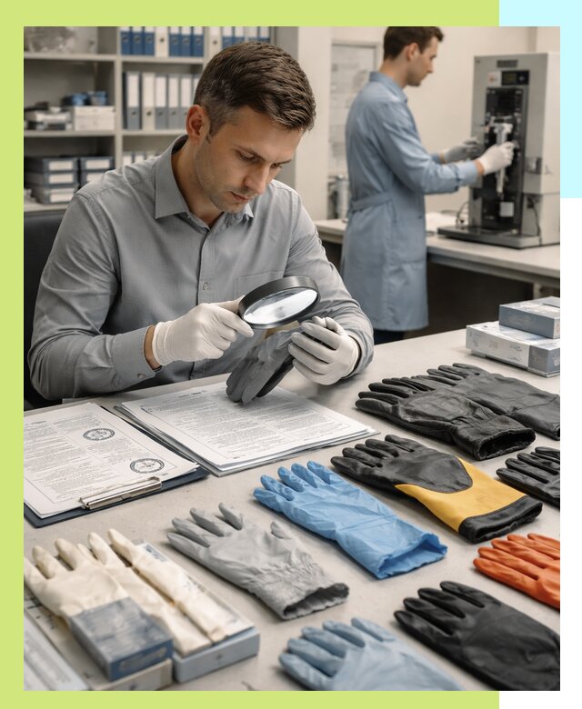 Сертификация перчаток и средств защиты продукции в Кандалакше