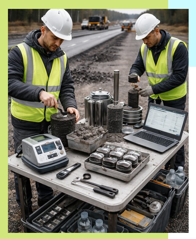 Сертификация асфальта: испытания и подтверждение в Кандалакше