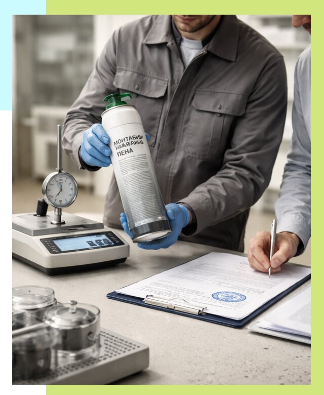 Сертификация монтажной пены в Кандалакше от 15155 р. | Алешин-Кнд