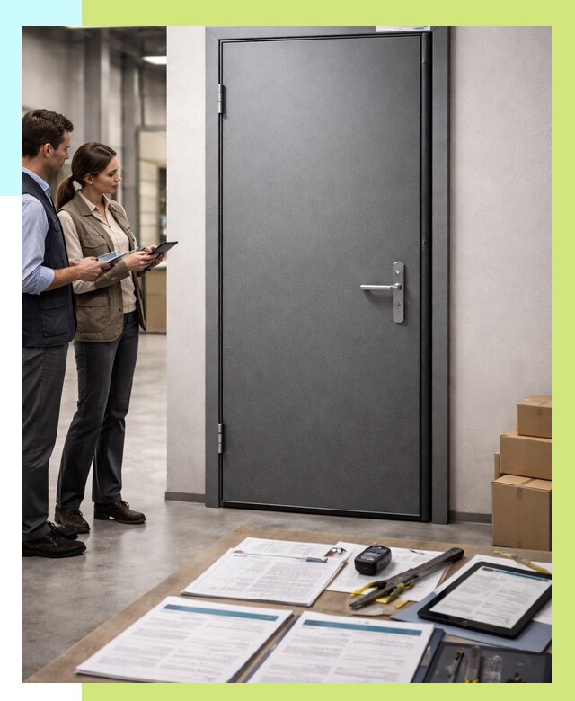 Сертификация противопожарных дверей в Кандалакше от 9093 р. | Алешин-Кнд