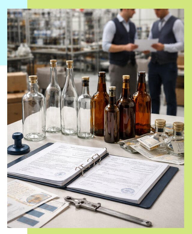 Сертификация стеклянных бутылок в Кандалакше от 25258 р. | Алешин-Кнд