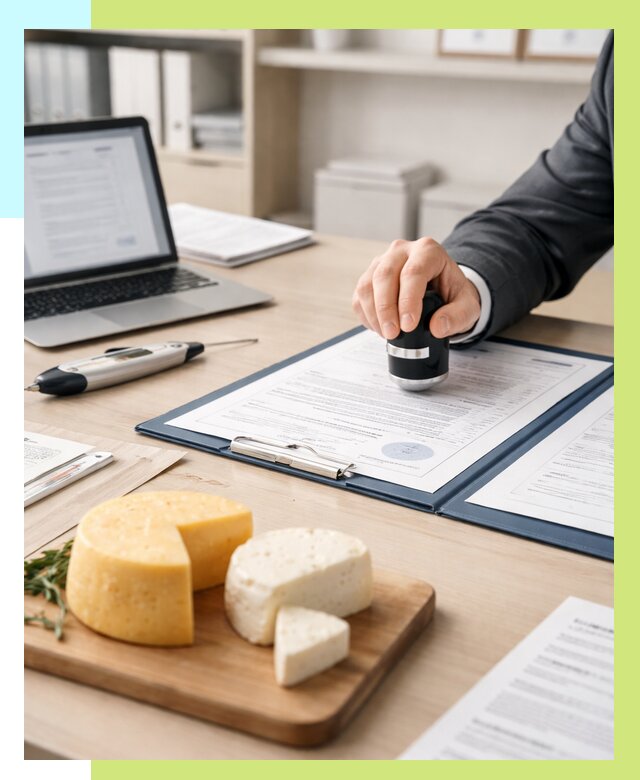 Сертификация сыров в Кандалакше от 15155 р | Сертификат на сыр Алешин-Кнд