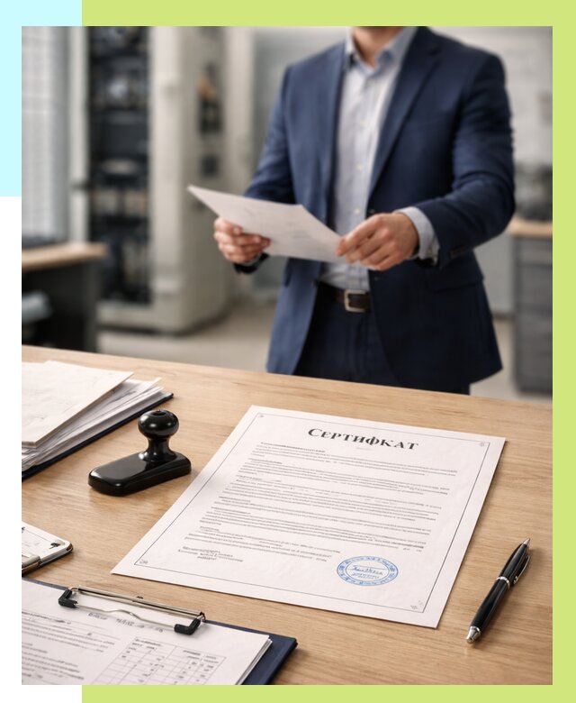 Сертификат на оборудование в Кандалакше от 15155 р. | Алешин-Кнд