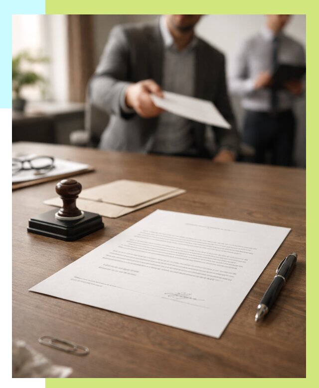 Отказное письмо по сертификации в Кандалакше от 3536 р. | Алешин-Кнд